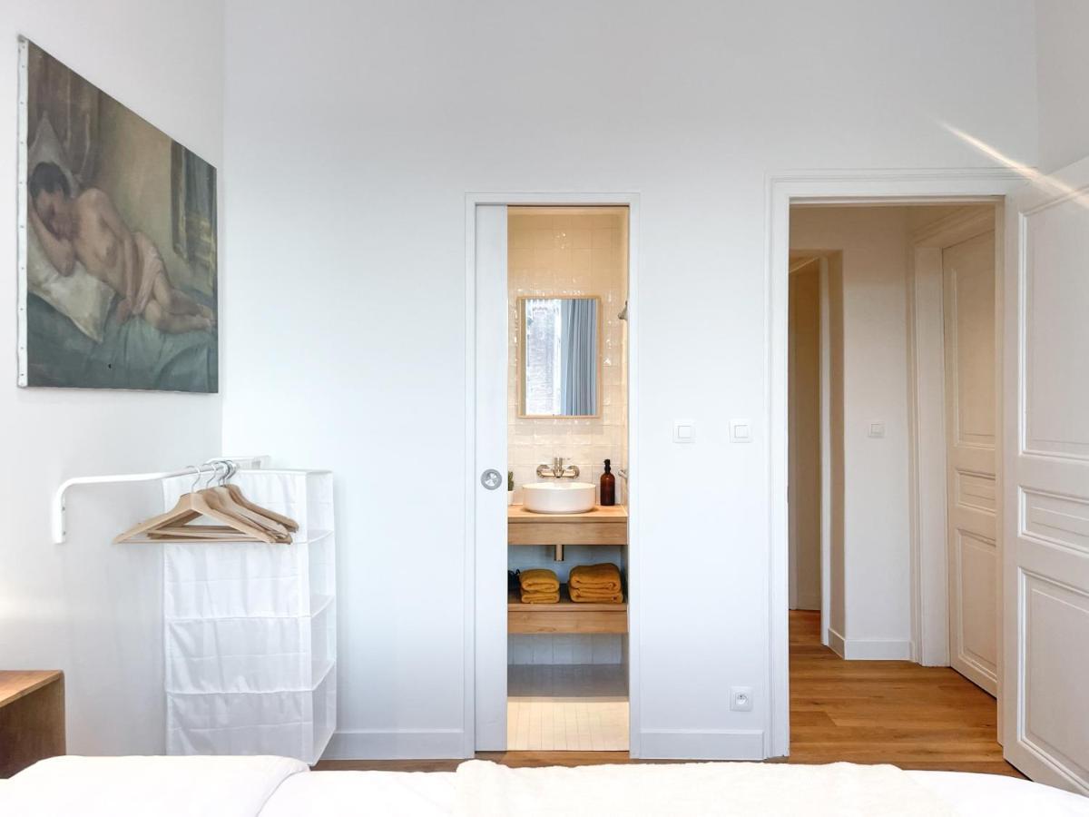 Appartement Spacieux & Calme Avec Vue Sur L'Escaut Tournai Esterno foto