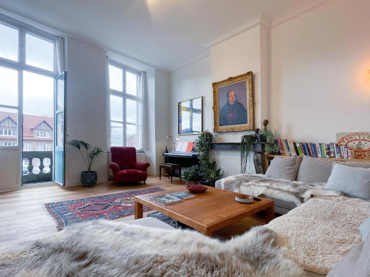 Appartement Spacieux & Calme Avec Vue Sur L'Escaut Tournai Esterno foto